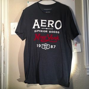 Aeropostale Print shirt Navy